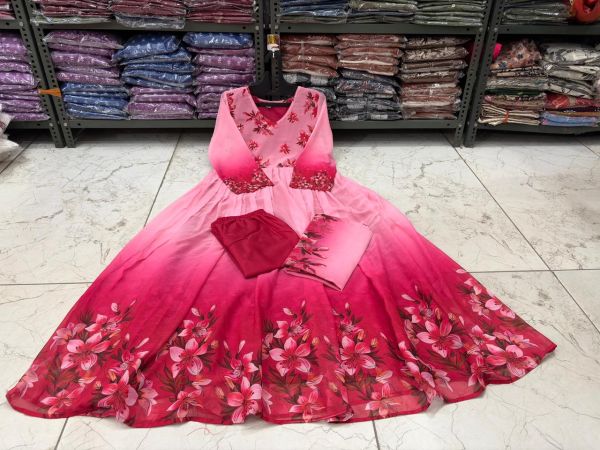 elegant floral ghera set elegant floral ghera set