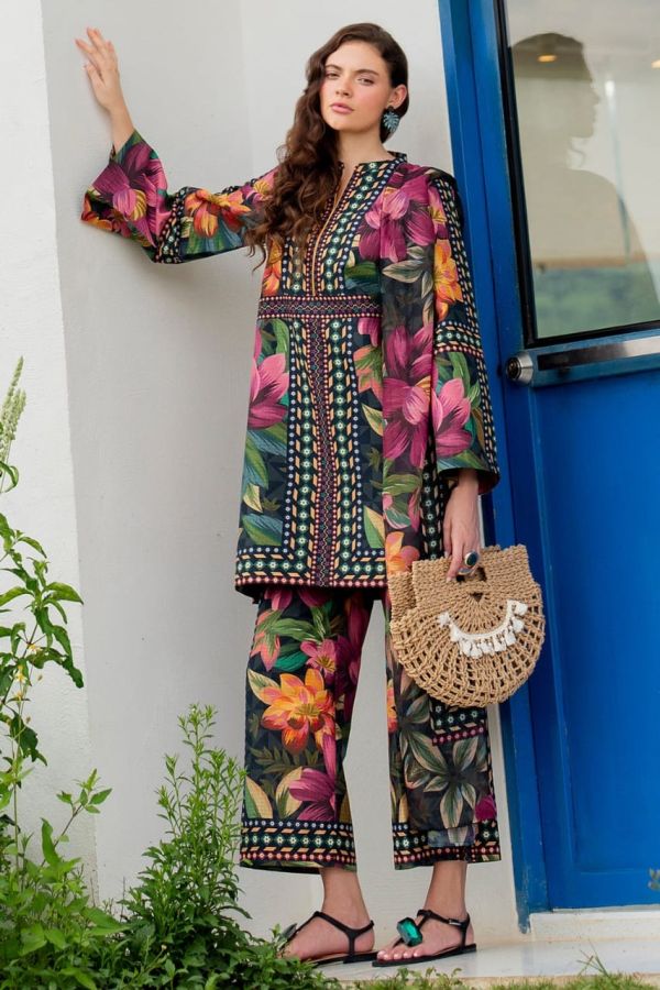 floral kurta pant set floral kurta pant set